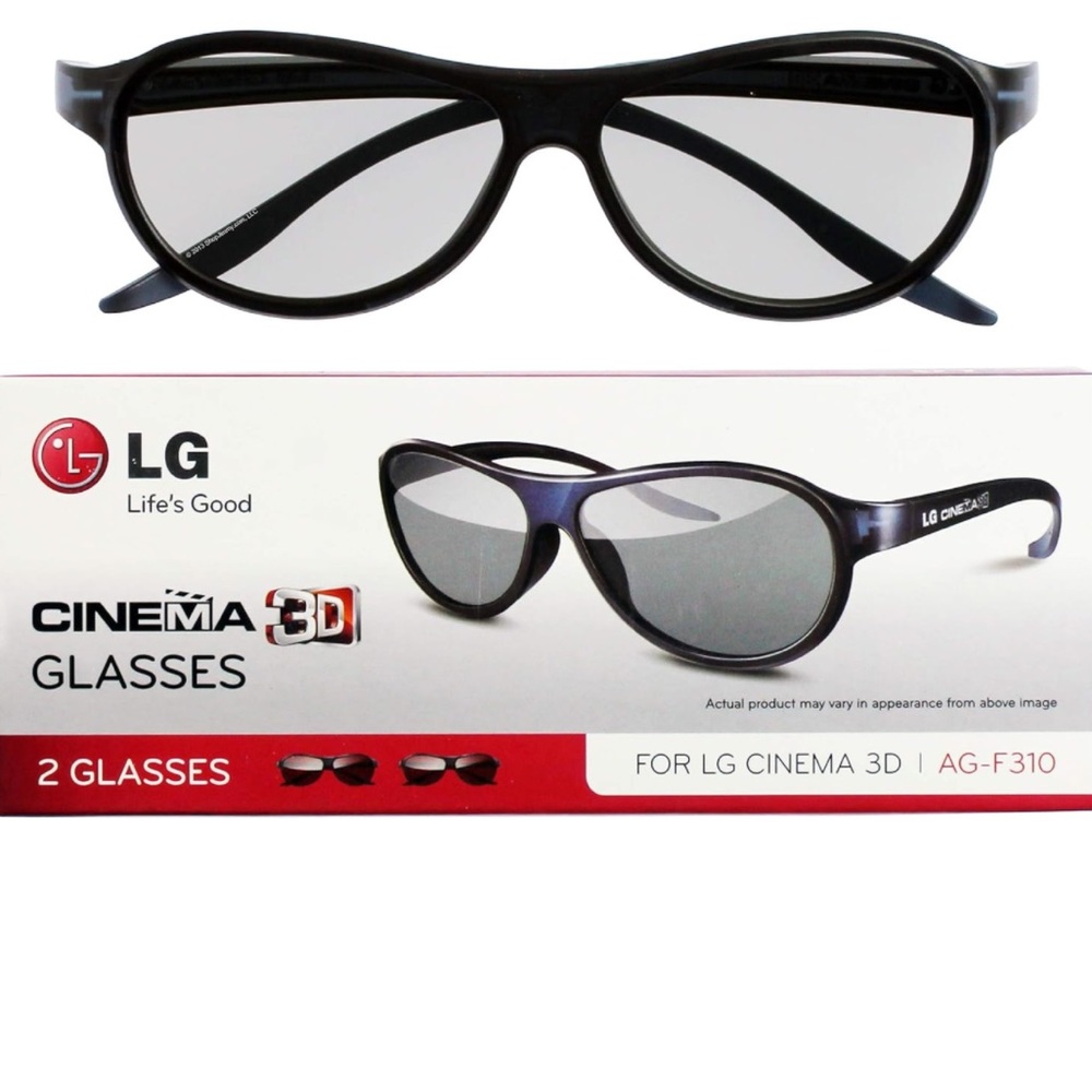 NWT LG 3D Glasses - 3 boxes (6 glasses total)
